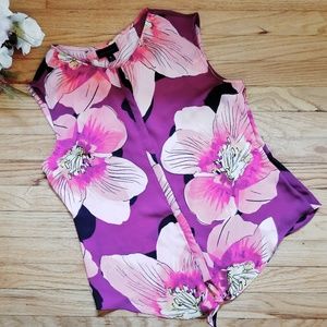 Worthington Sleeveless Blouse Pink Size Medium